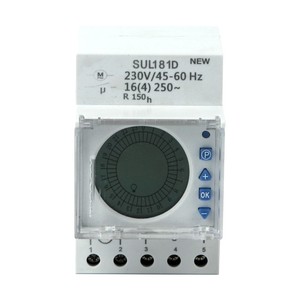 Minuteur mécanique Sul181d 230V 1A 24 heures pour éclairages publics industriels - Product Image 4