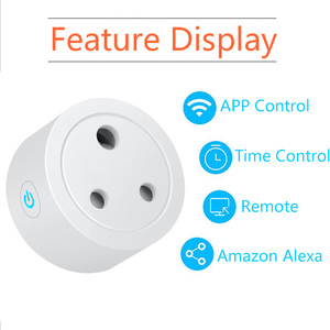 भारत और दक्षिण अफ्रीका 10 ए एलएक्ससा संगत स्मार्ट होम स्मार्टलाइफ ऐप टाइमर रिमोट कंट्रोल - Product Image 6