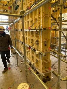 Waterproof Modular ABS Formwork for Concrete Basement & Swimming Pool Construction High Strength Retaining <b>Wall</b> Shuttering <b>Panel</b> - Product Image 4