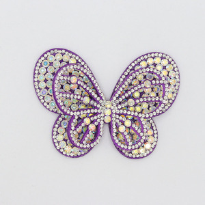 Pc111 Hoa Sắt Trên Cánh Hoa Ren Đính Đính Đính Thạch Thêu Cảm Thấy Các Bản Vá Lỗi Cho Váy Hat Long Lanh Thiết Kế Dễ Dàng Sắt - Product Image 2