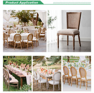 เก้าอี้โบราณคุณภาพสูง สไตล์หลุยส์ที่ 16 ขายส่ง เก้าอี้จัดเลี้ยง - Product Image 3