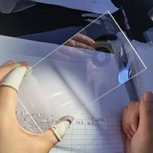 Büyük boy safir cam yüksek yüzey kalitesi 60/40 optik pencere hiçbir kaplama şeffaf safir kristal cam - Product Image 1