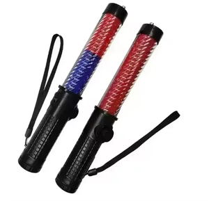 교통 통제봉 안전 LED 손전등 신호 휴대용 핸드헬드 교통 통제봉 - Product Image 2