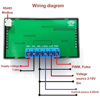 New PWM Pulse Adjustable Module Sine Wave 1-1000Hz Sine Waves 4-20mA 2-10V Signal Generator With Modbus WFSG-06M