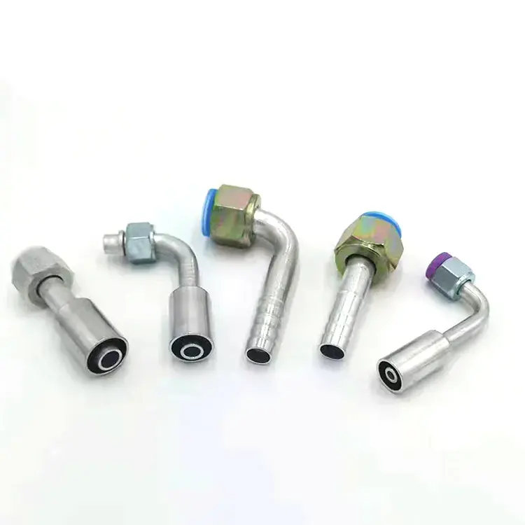 Riparazione del condizionatore d'aria tubo flessibile ac automobilistico raccordo in alluminio 134 R12 raccordo per tubo evaporastor