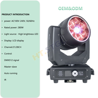 6x40W Bee Eye LED éclairage de scène à tête mobile avec effet kaléidoscope 60W et lumière auxiliaire annulaire