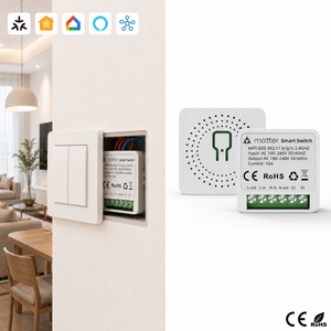 Module d'interrupteur intelligent SIXWGH Matter 16A Wi-Fi, relais sans contact, configuration vocale, contrôle par application, design rotatif, domotique - Product Image 6