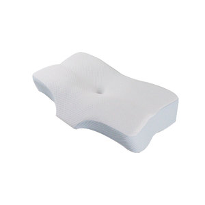 Fabriek Groothandel Polyester Anti-Snurken Vlinder Traagschuim Kussen Met Gebreid Ontwerp Voor Hotel & Verpleegkundige Gebruik Nek Ontspannen - Product Image 1