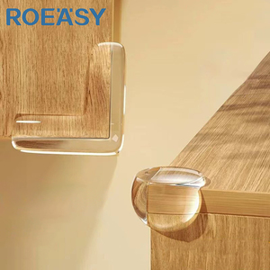 ROEASY <span class=keywords><strong>Protector</strong></span> de Borde de Esquina Transparente a Prueba de Niños PVC Transparente <span class=keywords><strong>Muebles</strong></span> de Seguridad para Bebé <span class=keywords><strong>Protector</strong></span> de Esquina de Mesa - Product Image 3