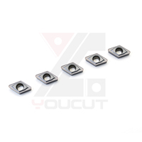 Plaquettes de tournage CNC en carbure revêtues CVD DCMT070208/04-MM, pointes universelles pour acier et acier inoxydable, personnalisables OEM, résistantes à l'usure