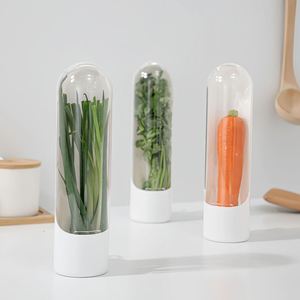 กล่องเก็บผักพลาสติกและภาชนะเก็บรักษาความสดสำหรับผักและอาหาร - Product Image 1