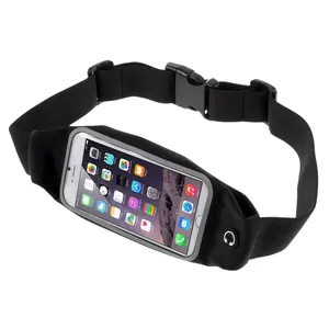 Touch Screen Running Belt Waist Bag for iPhone 7 Plus 6s Plus 5.5 mobile phone pouch