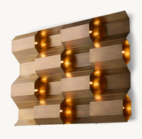 XINZHONG Estilo Americano Luces Modernas Led Pared arriba Abajo Latón Iluminación Interior Decorar Hotel Villa Lámpara de Pared Aplique Ancho