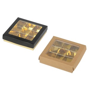 <b>Light</b> green food safety packaging box, equipped with a transparent and visible pet <b>window</b>, can be customized according to needs - Product Image 1