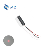 Módulo de Diodo Láser Rojo Compacto Mini D12mm 660nm 0.5mw 1mw 5mw 10mw 20mw 3V 5V 12V 24V para Posicionamiento en Máquinas Industriales