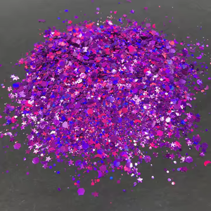 Resaltador con purpurina holográfica de Material PET al por mayor para adornos navideños para creatividad artística DIY y artesanía - Product Image 5