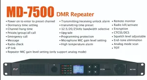 Repetidor Digital DMR TYT MD-7500 1U/IP Compatible con Múltiples Sitios, Estación Base de 50W para SLR5500 SLR5300 para Walkie-Talkies Multisite - Product Image 1