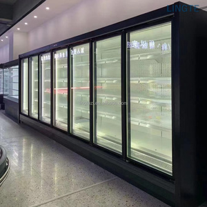 Refrigeradores Exhibidores con Puertas de Vidrio para Centros Comerciales, Refrigeradores de Bebidas de Marca SL-FC3000, Diseño Multipuertas Eficiente - Product Image 4