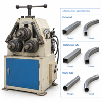 Machine à cintrer les profilés en acier hydraulique W24-400, cintreuse à rouleaux pour rampes