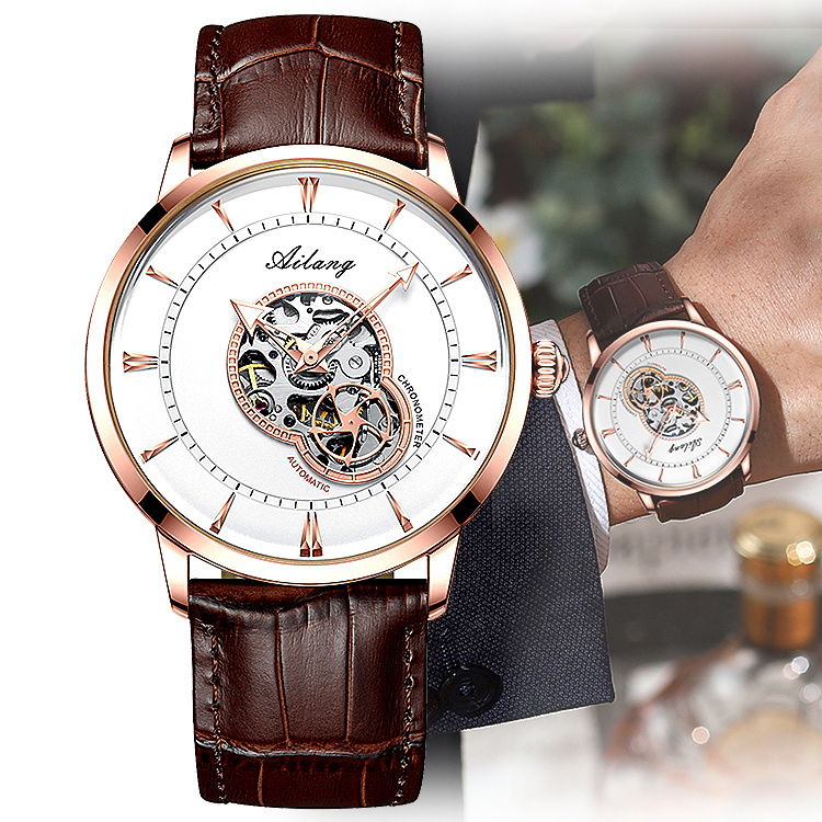 AILANG Brand Luxury Fashion Waterproof Leather