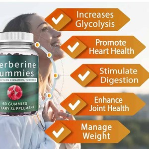 Gomitas de Berberina <span class=keywords><strong>HCL</strong></span> Ausreson OEM, Suplemento de Inositol en Gomitas, Marca Privada, Suplementos de Berberina <span class=keywords><strong>HCL</strong></span> - Product Image 2