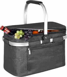 Large Insulated Picnic Basket Water Resistant Leakproof Portable Cooler Basket Set with Aluminium Handle Insulated Cooler Bag - Product Image 1