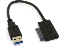 Cable adaptador USB 3.0 a SATA 7+6 de 13 pines Slimline Sata de 5 Gbps