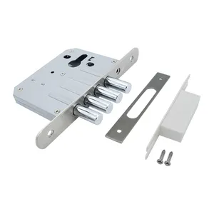 55mm reliable quality Stainless steel 4 point bolt union mortice lock set door