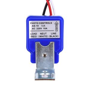 फोटोसेल स्ट्रीट लैंप लाइट स्विच नियंत्रक dc 12v 24 vac 220v फोटो नियंत्रण प्रकाश सेंसर स्विच - Product Image 5