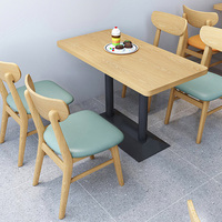 Tables et chaises de restaurant rapide modernes en bois pour usage extérieur, hôtelier et agricole – Vente en gros