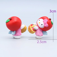 Figurine Mini KT très populaire, patch décoratif en PVC pour coque de téléphone, accessoire de décoration et de collage