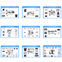إطار DVD للسيارة 13-17 BMW1 11-17 BMW3 11-17 BMW 5 10-18 BMW X1 X3 X5 CCC مع حزام تثبيت الكابلات Canbus