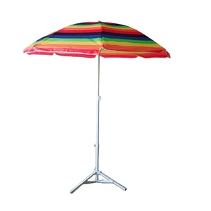 Wholesale Custom Promotional Uv Protection Beach Parasols Outdoor Sun Beach Umbrellas With Logo Prints