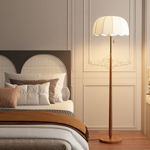 Mới phòng khách phong cách Trung Quốc Nghiên Cứu Đèn sàn E27 ấm áp phòng ngủ lãng mạn không khí đầu giường Đèn sàn - Product Image 4