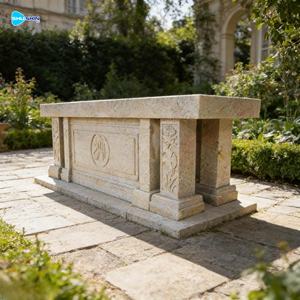 Table d'autel en marbre <span class=keywords><strong>de</strong></span> style moderne, fournitures religieuses pour <span class=keywords><strong>l</strong></span>'<span class=keywords><strong>église</strong></span>, sculpture, <span class=keywords><strong>église</strong></span> <span class=keywords><strong>catholique</strong></span> à vendre - Product Image 6