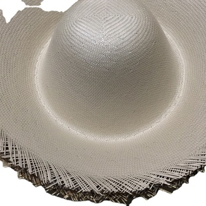 Bangora hat cơ thể không có Vent Nhật Bản 5bu giấy shantung thông hơi bán buôn mũ rơm - Product Image 2