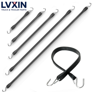 Fabricant chinois de cordons élastiques robustes en EPDM de 21 pouces et 31 pouces, sangles en caoutchouc pour bâches avec crochet en S, sangles d'arrimage élastiques personnalisées OEM - Product Image 1