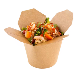 Caja de Papel Cuadrada Recubierta, Impermeable, con Laminado Mate, Desechable, Ecológica, para Alimentos, Fideos, Comida para Llevar, <span class=keywords><strong>Sushi</strong></span> - Product Image 2