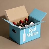 Boîtes en carton ondulé personnalisées, imprimées en couleur, réutilisables, écologiques, résistantes, pour impression personnalisée en petites séries, fabrication sur mesure