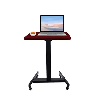 Mobilier moderne cadre en métal table d'étude pour enfants avec levage électrique bureau en bois pour ordinateur réglable en hauteur