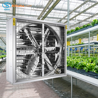 Ventilateur mural industriel homologué CE, à poussée et aspiration, pour l'élevage avicole, les serres, la ventilation des poulaillers, l'extraction des gaz et le refroidissement des fermes porcines