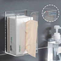 Boîte de rangement écologique pour serviettes de bain en acrylique avec design personnalisé à haute transparence