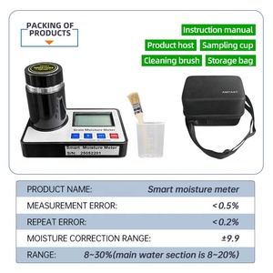Testeur numérique automatique d'humidité des graines de maïs, <span class=keywords><strong>céréales</strong></span>, haricots, riz et blé - Product Image 5