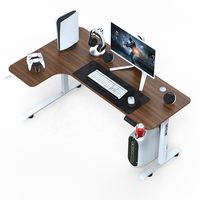 BEISIJIE Mémoire Électrique Hauteur Réglable Assis Bureau Debout Ordinateur Poste De Travail L Forme Bureau Réglable