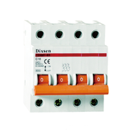 Disyuntor en miniatura MCB, disyuntor 2P 10a, C45, 2, 1, 2