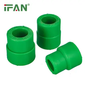 IFANPlus Supplier 20-125mm PPR Reduce Socket Green Color PN25 Plastic PPR Pipe Fittings