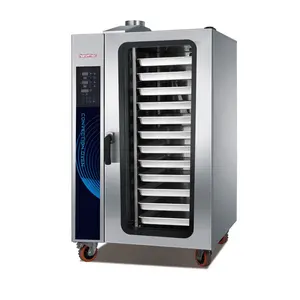 Online support Restaurant Cookies Big Bread Oven Hot Air 12 Trays Gas Digital Convection Oven For Commercial catering