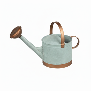 บัวรดน้ำโลหะสร้างขึ้นด้วยงานศิลปะพิมพ์ลายเคลือบอย่างละเอียดเหมาะสำหรับผู้ที่ชื่นชอบการตกแต่งสวนในร่ม - Product Image 1