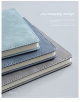 Vente en gros Carnet d'agenda A5 Impression Marque LogoPU Cuir Carnet d'Affaires Conférence Bloc-Notes Personnalisation