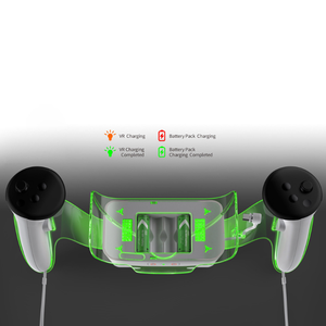 Meilleures ventes : <span class=keywords><strong>Casque</strong></span> <span class=keywords><strong>VR</strong></span> pour Meta Quest3S, base de charge universelle lumineuse pour Quest2/Quest3, station de charge - Product Image 4